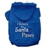 Screenprint Santa Paws Pet Hoodies