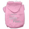 Screenprint Santa Paws Pet Hoodies
