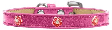 Red Rose Widget Dog Collar